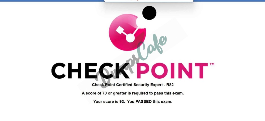 Real exam score card with a passing 156-315.82 grade 1